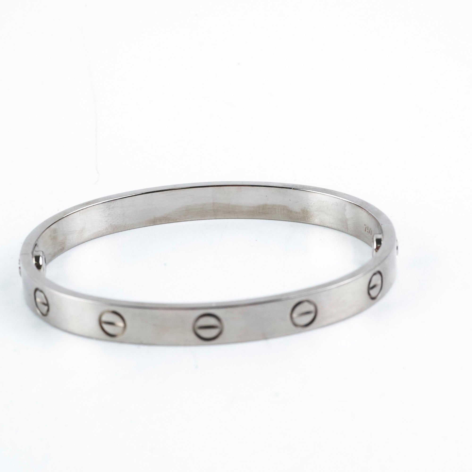 Cartier Love Bracelet 18K White Gold - Size 16 - Luxury Jewelry for Women - Perfect for Anniversaries, Weddings & Special Occasions