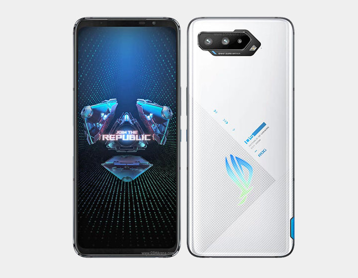 ASUS ROG Phone 5s ZS676KS 5G Smartphone | 512GB Storage 18GB RAM | Dual SIM GSM Unlocked (White) - Ultimate Gaming Phone for Mobile Esports & High-Performance Gaming