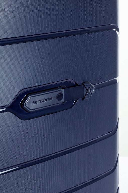 Samsonite Oc2lite 75cm Large 4 Wheel Hard Shell Suitcase - Lightweight Spinner Luggage with TSA Lock, Navy Blue - Perfect for Business Travel & International Vacations