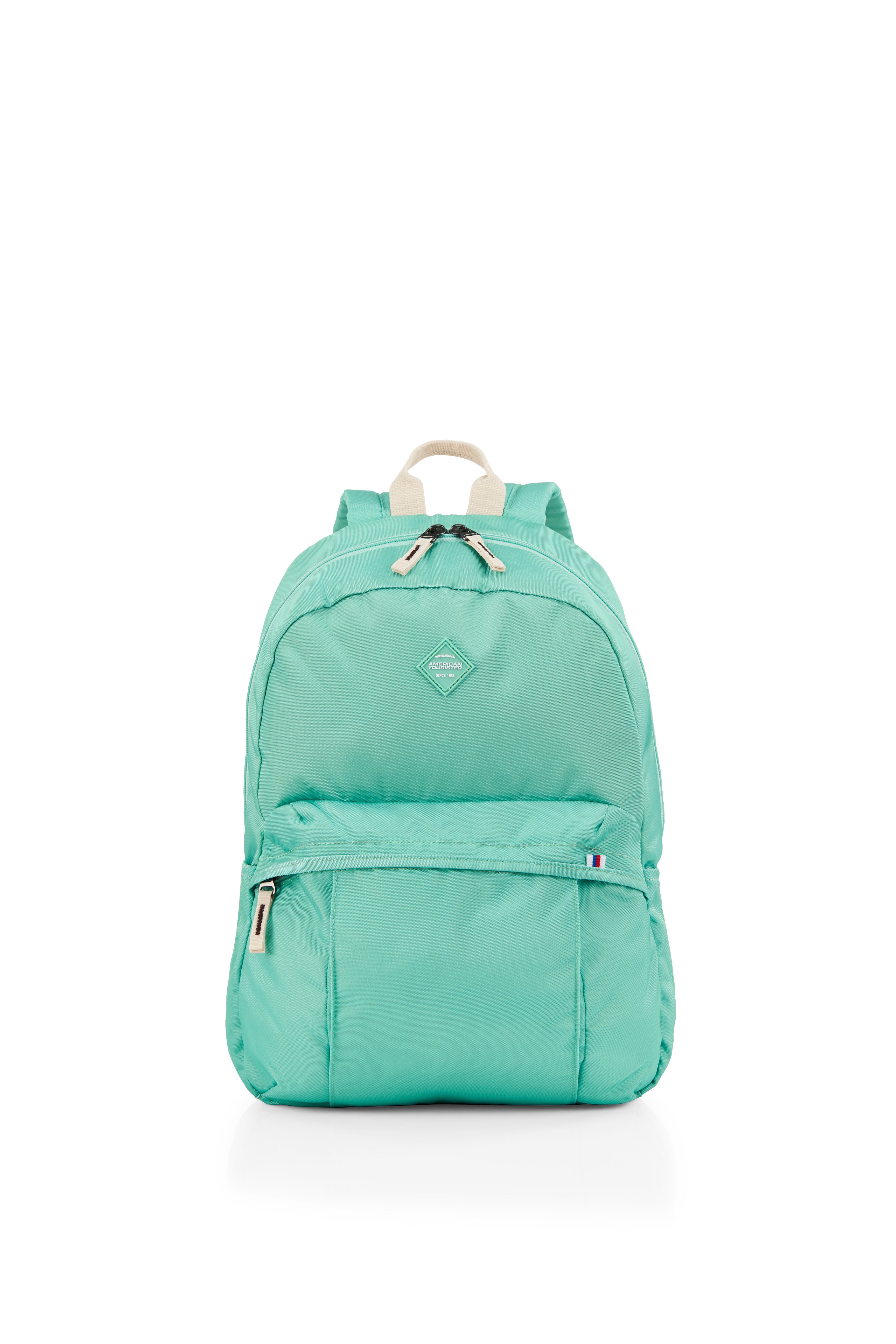 American Tourister RUDY Small Fashion Backpack - Lightweight Travel Daypack for Women & Teens, Water-Resistant School Bag (Ice Mint) - Perfect for College, Commuting & Weekend Getaways