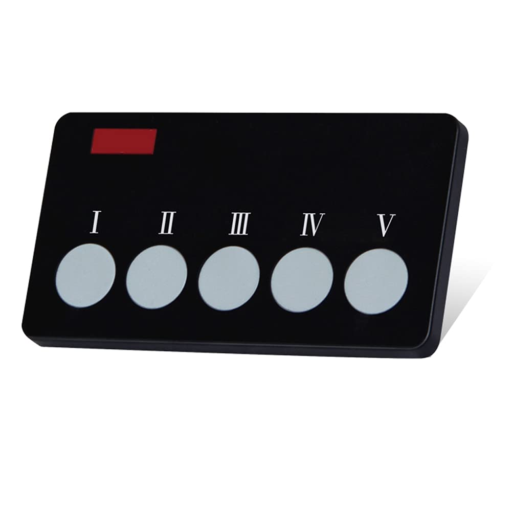 SINGCALL Wireless Restaurant Paging System - 5 Watches & 1 Call Button - Kitchen to Waiter Alert Device for Food Pickup - Ideal for Restaurants, Cafes & Catering Services