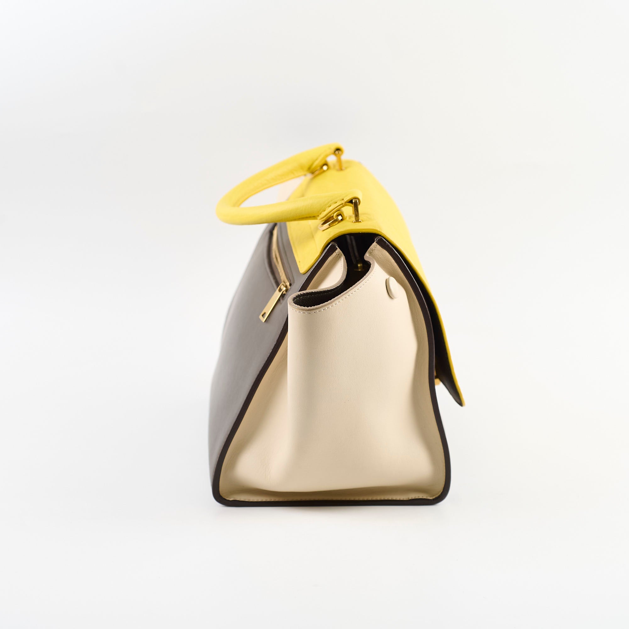 Celine Trapeze Medium Multicolor Leather Handbag for Women - Fashionable Shoulder Bag for Work, Travel & Everyday Use