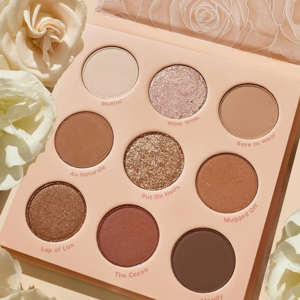 ColourPop Nude Mood Eyeshadow Palette - Neutral Matte & Shimmer Shades for Everyday Makeup Looks | Perfect for Daytime, Night Out & Special Occasions