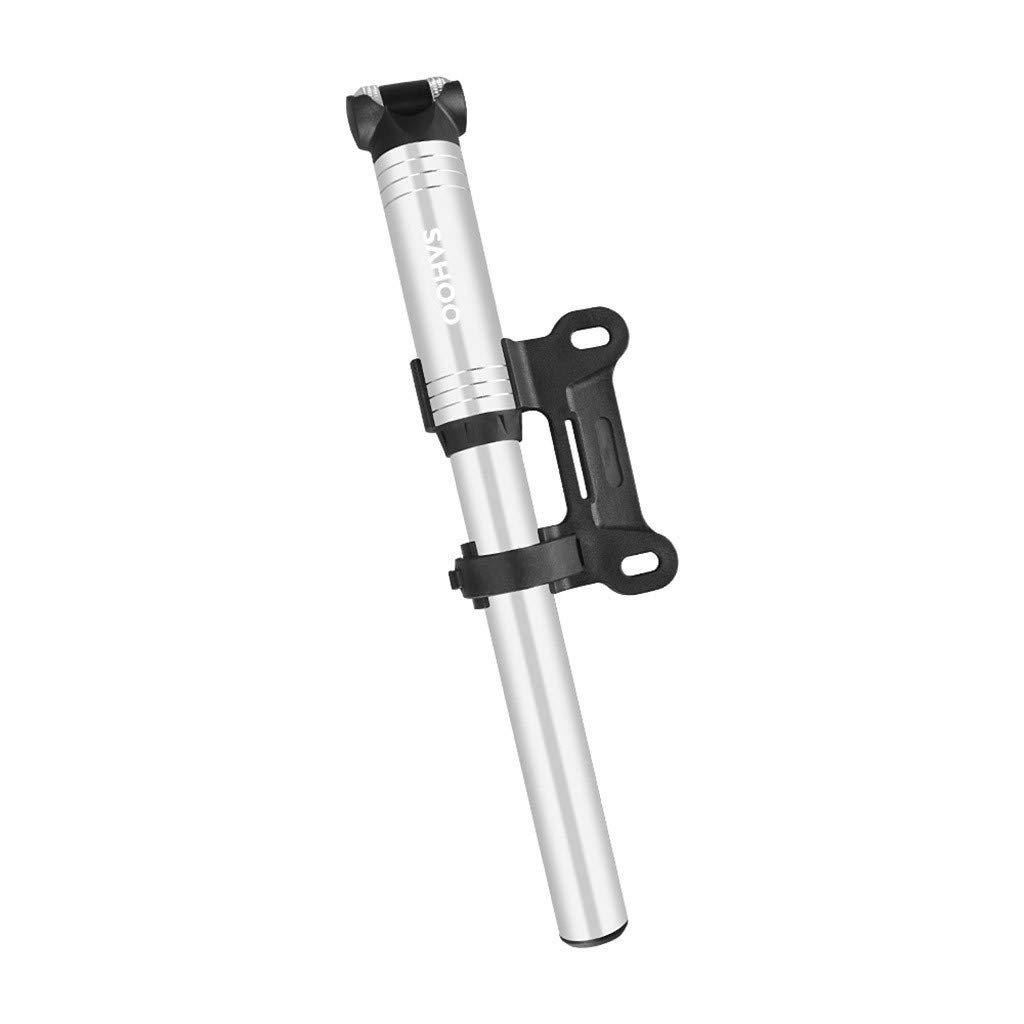 Portable Mini Bike Pump - Compact Inflator for Bicycle Tires, Football & Sports Balls | Under Saddle Bike Bag | Perfect for Cycling, Camping & Emergency Roadside Repairs