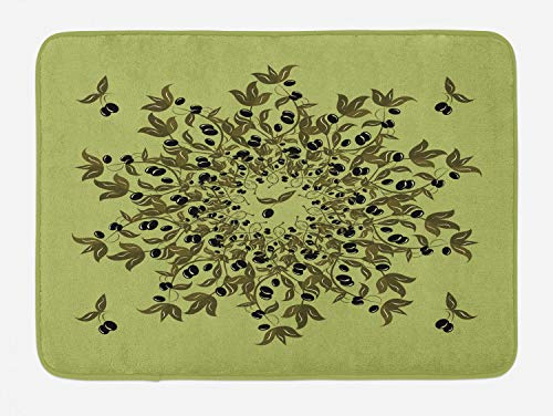 Pistachio and Olive Green Black