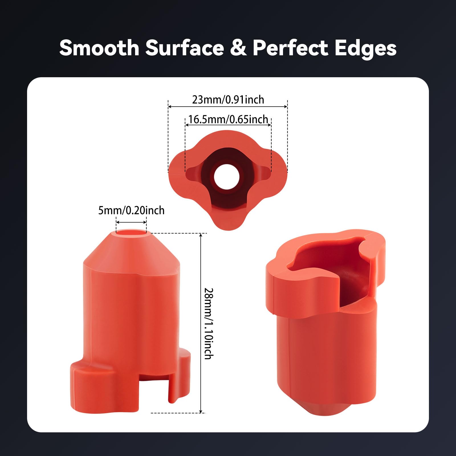 UniTak3D K1 3D Printer Hotend Cover Silicone Socks - 4Pcs Compatible with Creality K1 & K1 Max | High-Temperature Protection for Precise Printing | Perfect for Home, Office & Workshop 3D Printing Projects