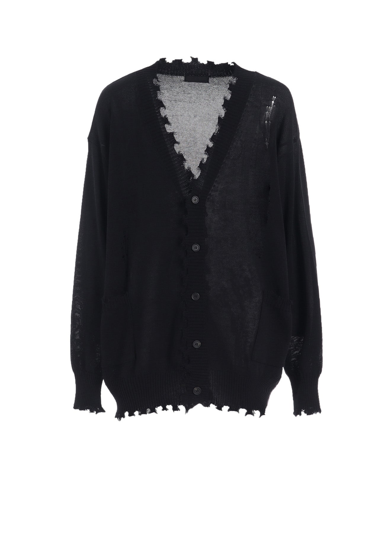Compact Twist 10g Damaged Knit Cardigan for Women - Cozy Lightweight Open Front Sweater for Fall Layering & Casual Outfits