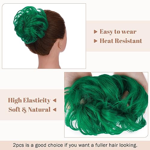 Messy Bun Hair Piece for Women - Synthetic Hair Extensions for Quick & Easy Updos - Perfect for Weddings, Parties & Everyday Styling