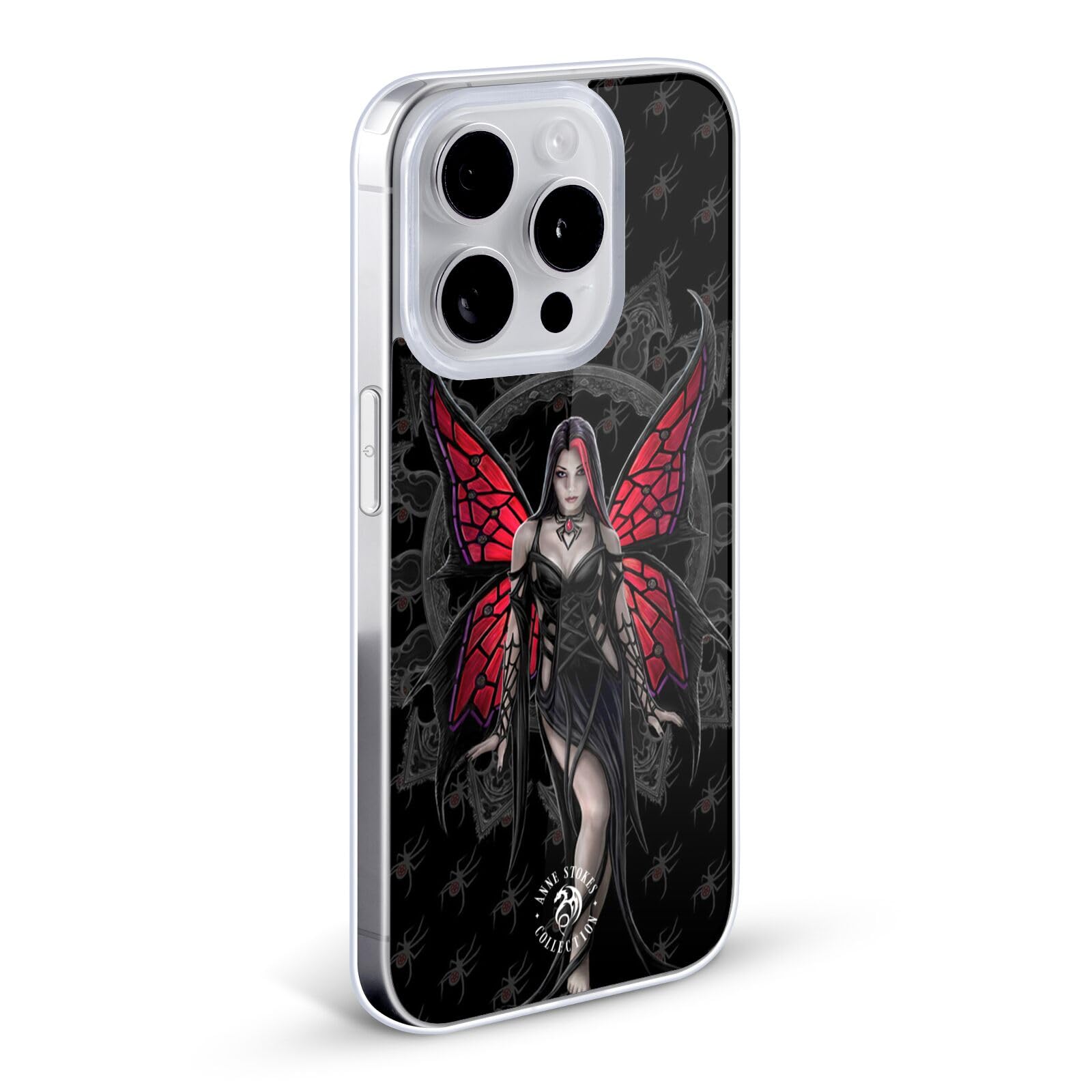 Officially Licensed Anne Stokes Aracnafaria Gothic Soft Gel Phone Case for Apple iPhone 12 & iPhone 12 Pro - Stylish Protection for Everyday Use, Gothic Fashion Accessory