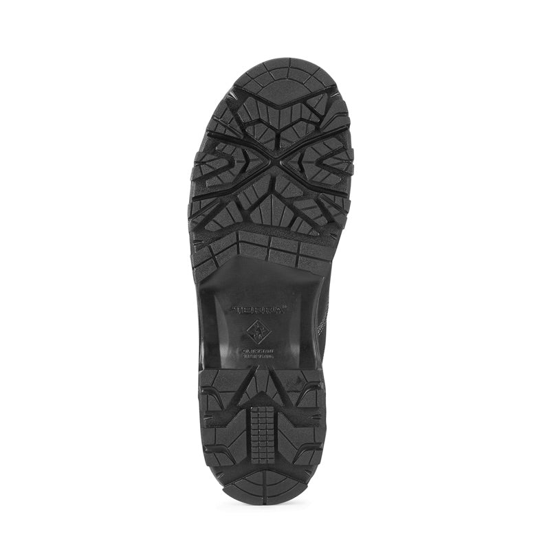 Terra Sentry 2020 Men's 8 Composite Toe Work Boots - Safety Steel Toe Work Shoes with Bumper Toe Protection, Black - Ideal for Construction, Warehouse & Outdoor Work