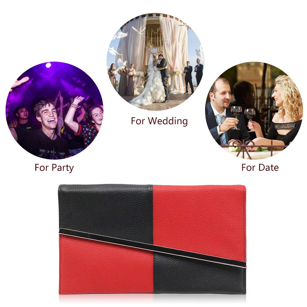 Sparkly Sequin Evening Clutch Bag for Women - Elegant Envelope Handbag for Parties, Weddings & Special Occasions