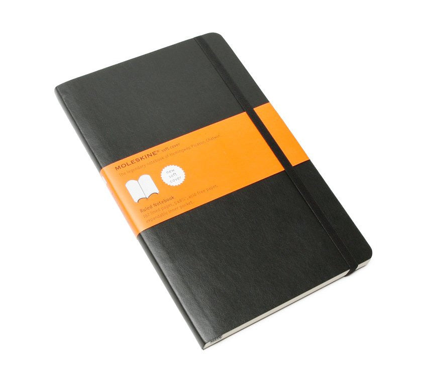 Moleskine Classic Ruled Notebook - Black Hardcover Journal for Writing, Notes & Sketching | Perfect for Students, Professionals & Travelers