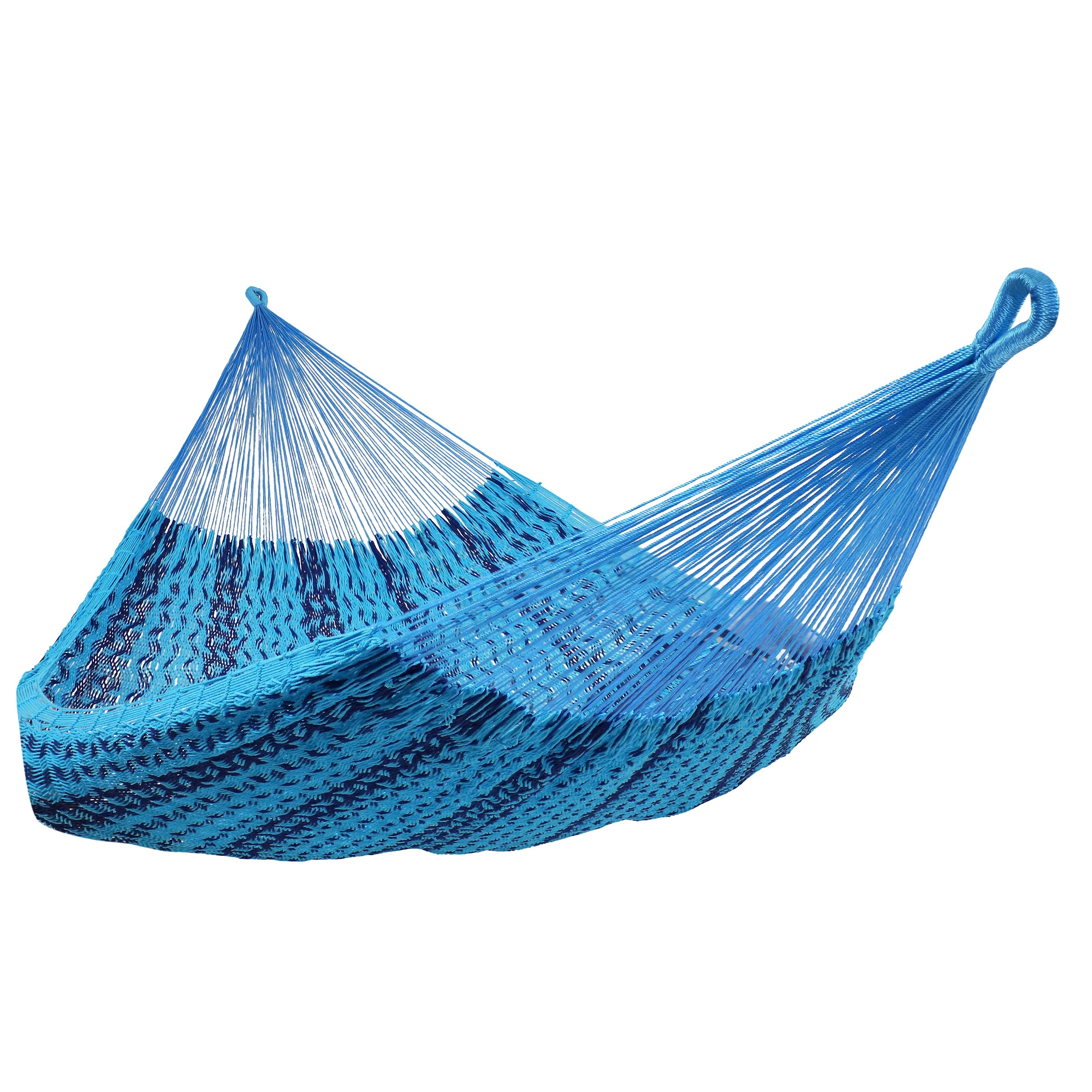 Premium XXL Handwoven Mayan Hammock with 15ft Stand - Extra Thick Cotton Rope for Maximum Comfort - Perfect for Backyard, Patio, Poolside & Outdoor Relaxation