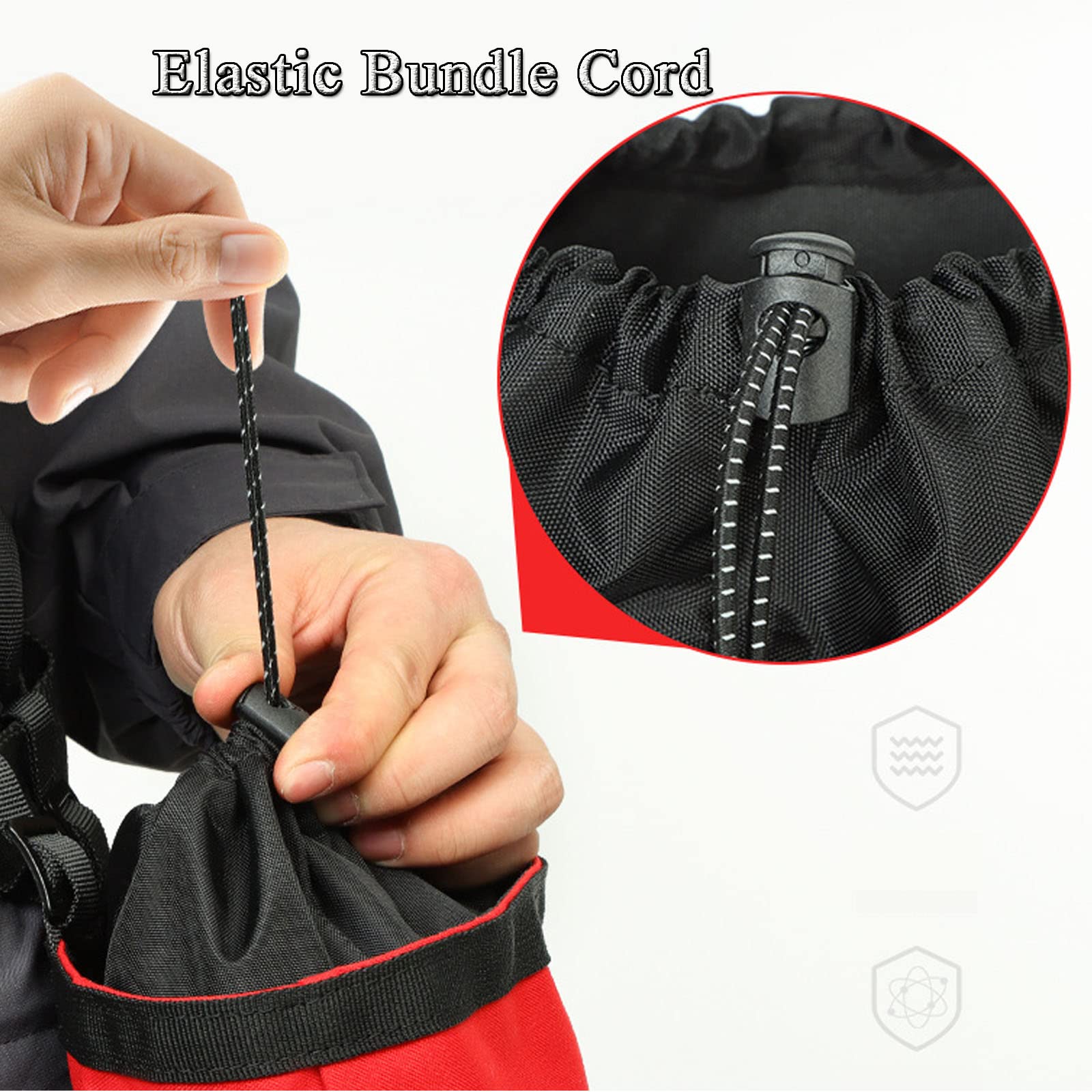 **Waterproof Outdoor Utility Waist Bag - Durable Tool Pouch Organizer for Rock Climbing, Hiking, Electricians & Aerial Work - Perfect for Hands-Free Gear Storage on Adventures & Job Sites**