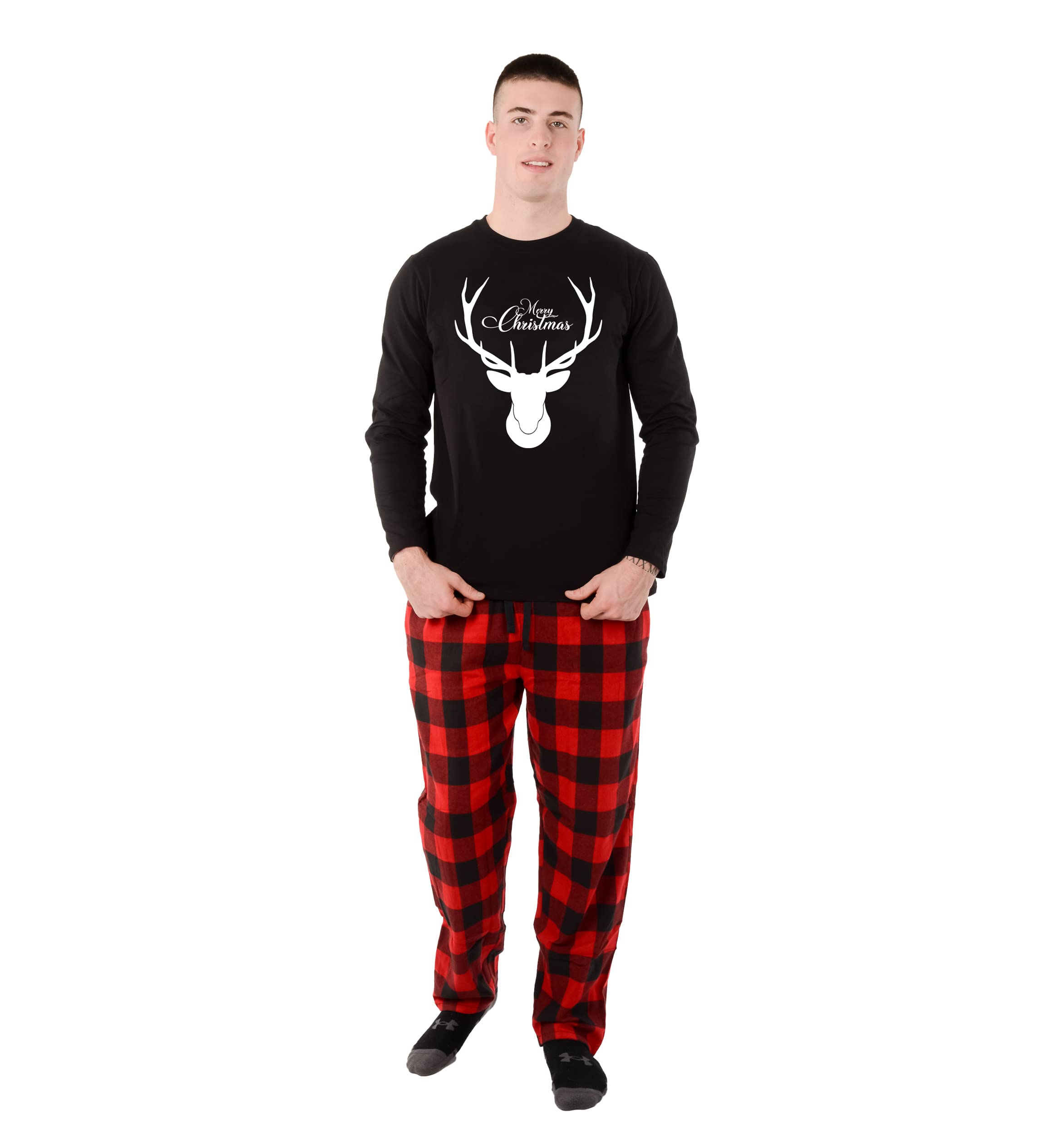Buffalo Plaid Matching Pajama Sets for Couples & Family - Holiday Sleepwear for Christmas & Cozy Nights