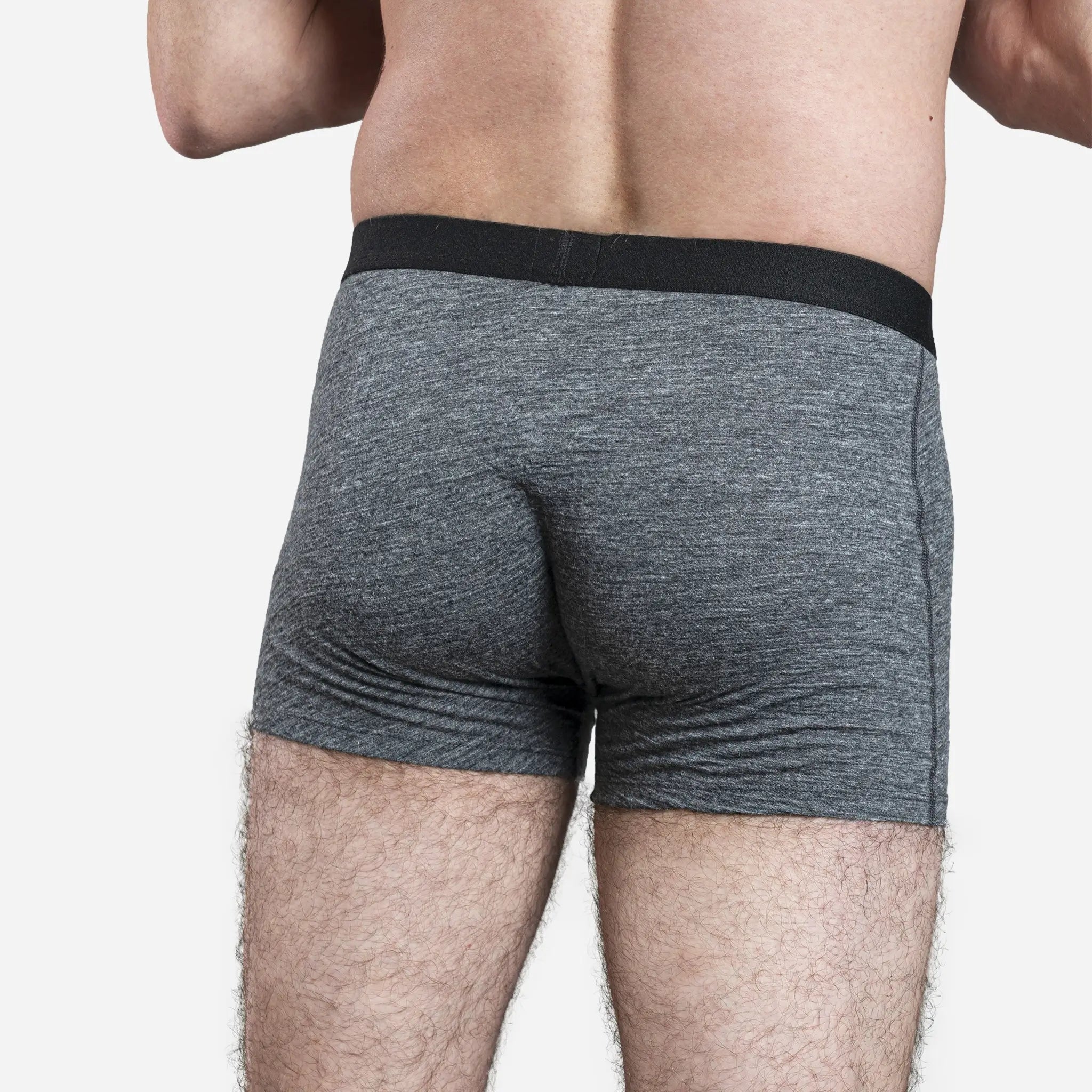 Ultra-Soft Men's Alpaca Wool Boxer Briefs - 160 GSM Lightweight Underwear for All-Day Comfort | Perfect for Travel, Hiking & Cold Weather Activities