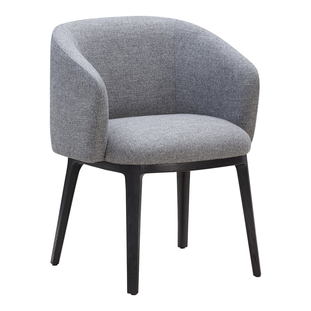 Tristan Lohner Event Armchair Wendelbo - Modern Accent Chair for Living Room, Bedroom & Office - Stylish Upholstered Lounge Chair with Wooden Legs - Perfect for Home Decor, Reading & Relaxing