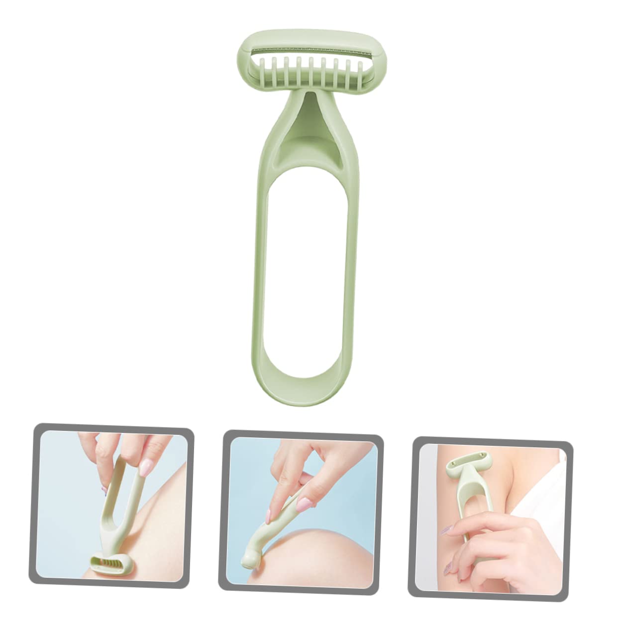 Best Hair Removal Device for Women - Painless Body Hair Trimmer & Leg Shaver, Skin-Safe Wet/Dry Use, ABS Plastic, Mint Green - Perfect for Smooth Legs, Underarms & Bikini Line at Home or Travel