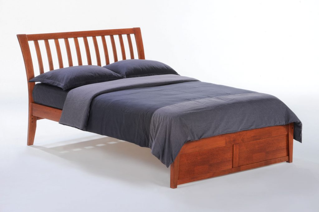 Premium Twin Nutmeg Bed (K Series) - Solid Wood Frame, Comfortable & Durable - Perfect for Kids' Rooms, Guest Bedrooms & Small Spaces