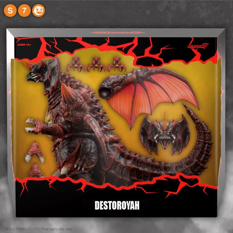 Godzilla vs. Destoroyah ULTIMATES! Destoroyah Collectible Action Figure - Preorder Now | Perfect for Movie Fans & Kaiju Collectors | Display, Play & Battle Scenes