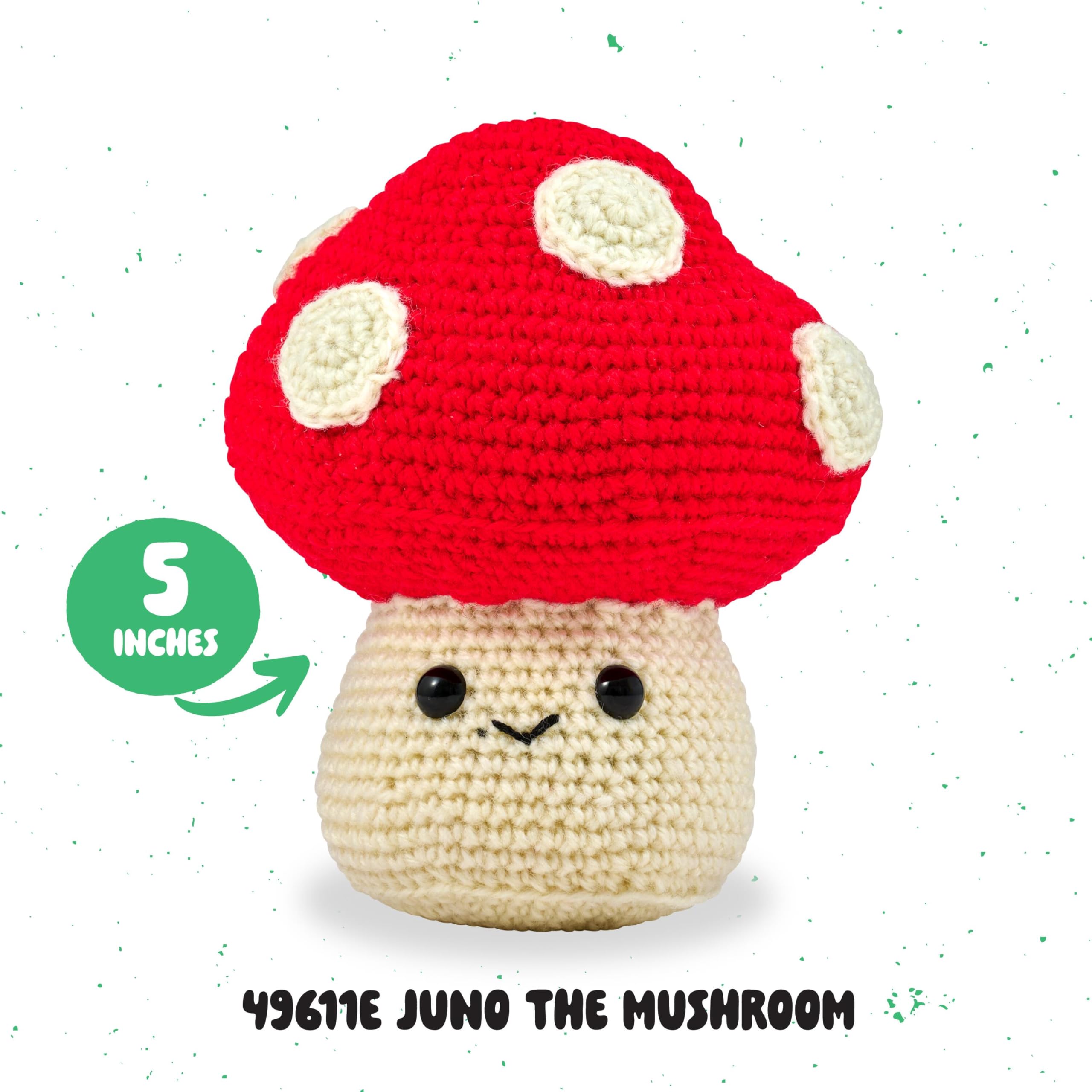 Bucilla Complete Crochet Kit - Juno The Mushroom 5