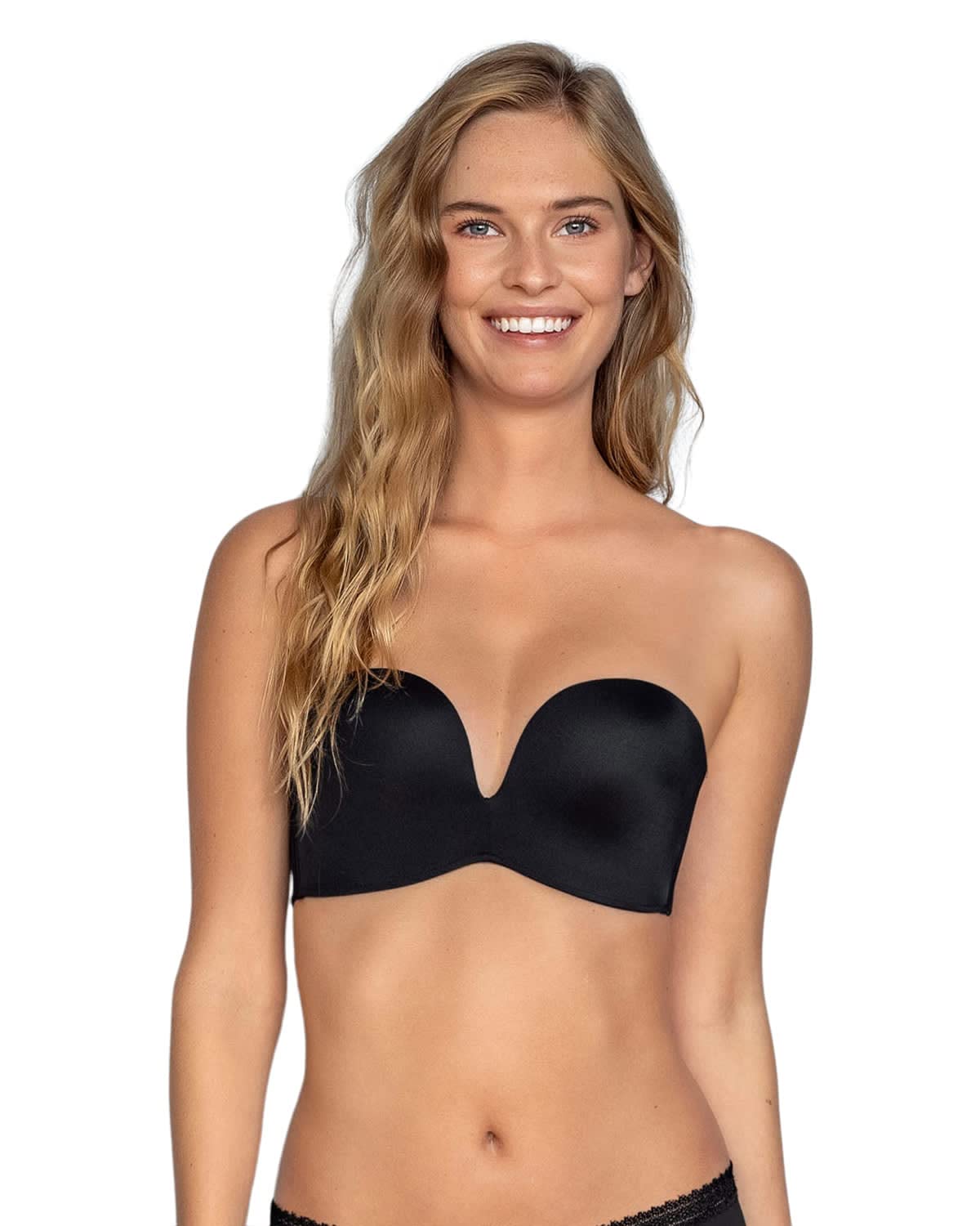 Leonisa Anti-Slip Strapless Wireless Push Up Bra for Women - Seamless Comfort for Weddings, Evening Dresses & Special Occasions