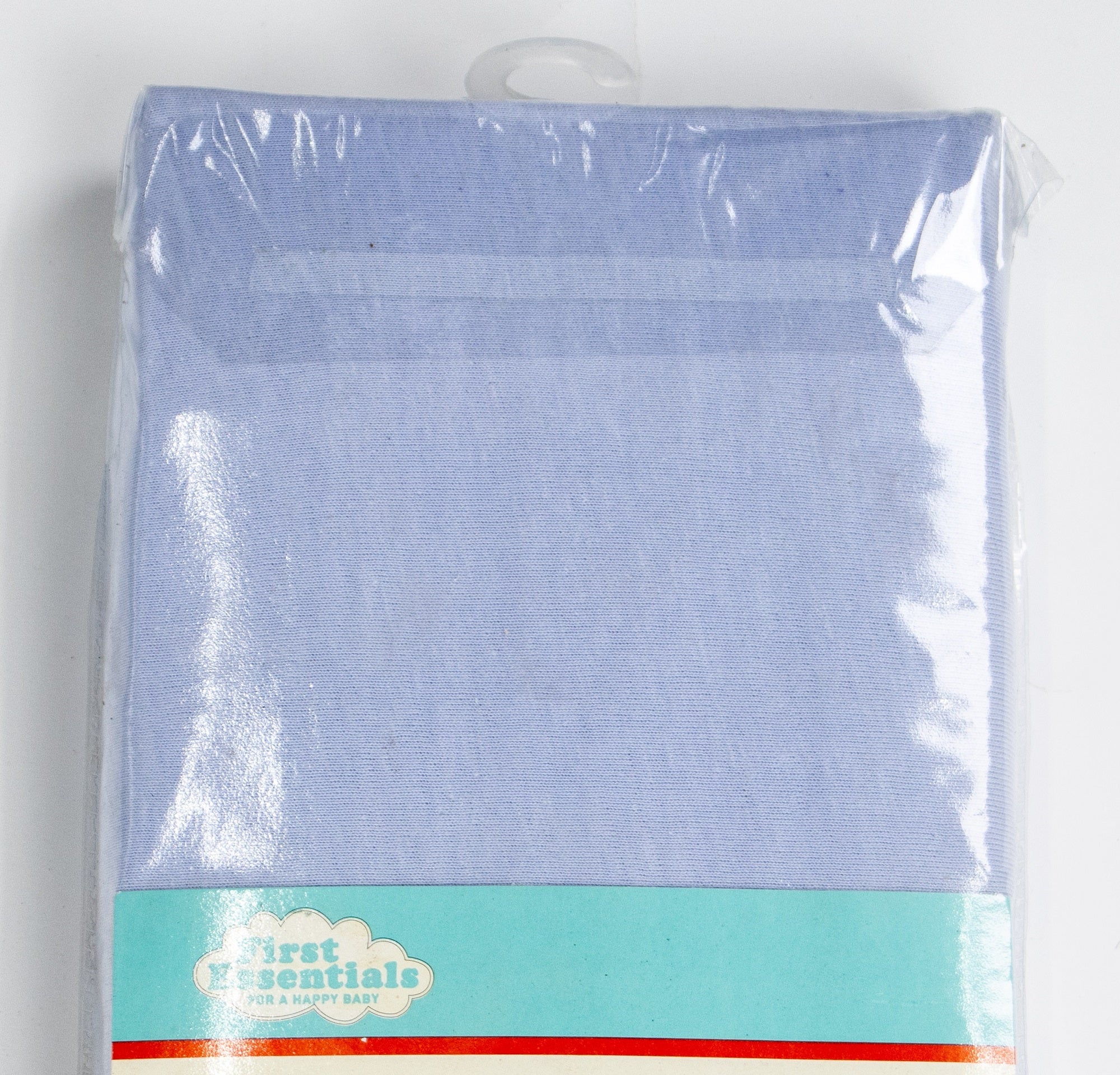First Essentials Fitted Cotton Portable Crib Sheet - Soft & Breathable Baby Crib Mattress Cover for Nursery, Travel & Daycare - Perfect for Infants & Toddlers