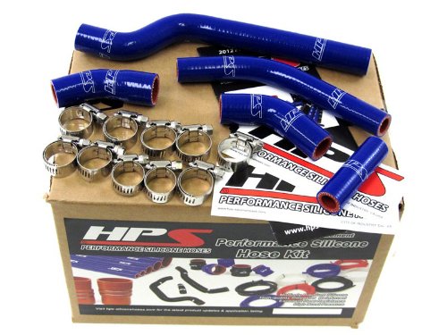 Yamaha WR250F Silicone Radiator Hose Kit (HPS 57-1260-BLUE) - High Performance Cooling Upgrade for Off-Road & Motocross Racing
