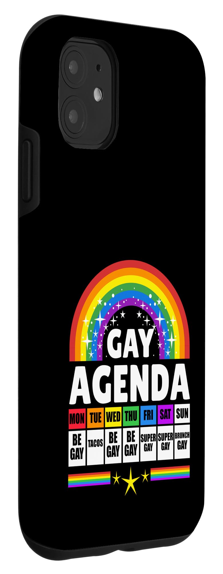 iPhone 11 Case - Rainbow LGBT Pride Protective Cover for Gay Rights Support | Perfect for Pride Month, LGBTQ+ Events & Everyday Use