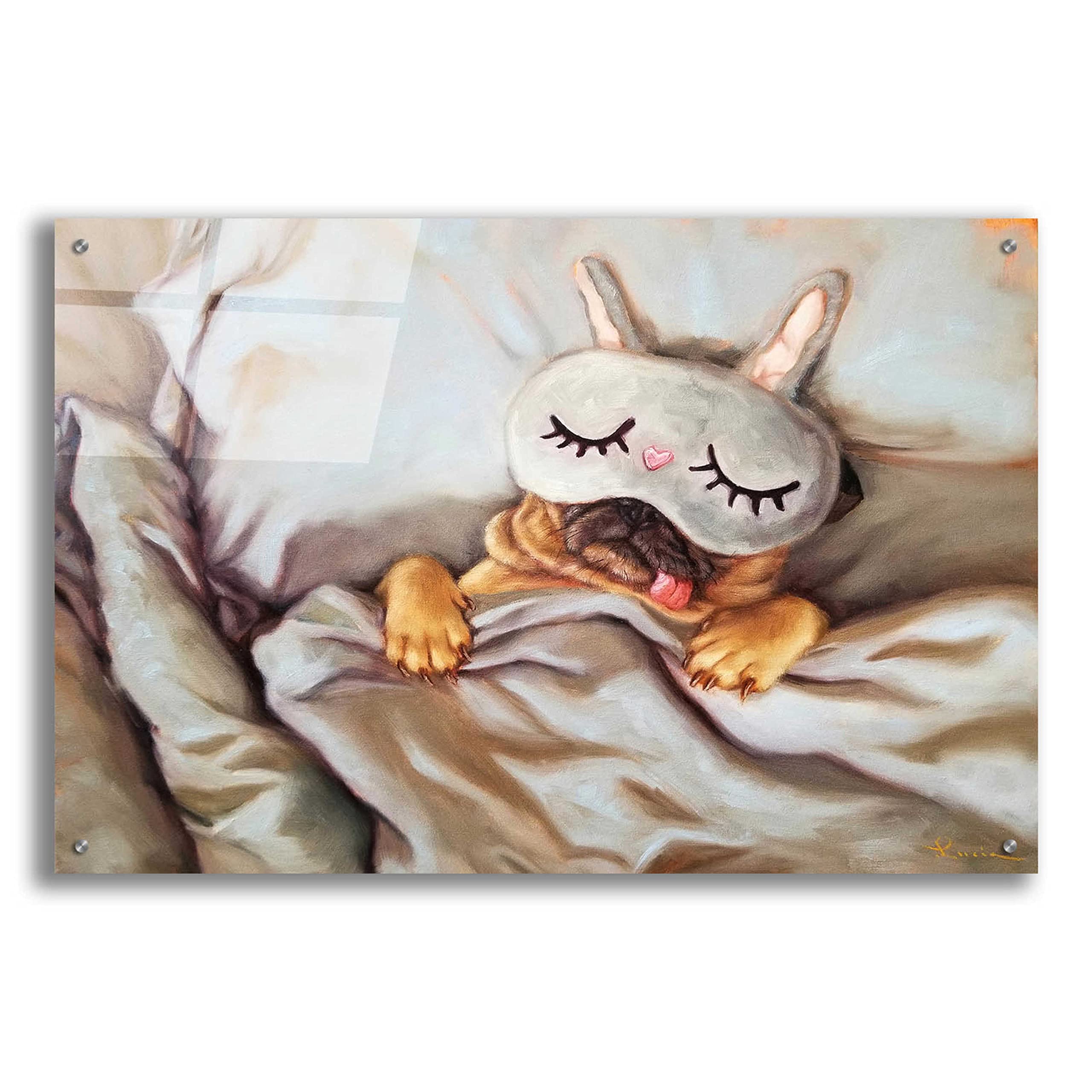 Lucia Heffernan Sleeping Beauty Acrylic Glass Wall Art - 36x24 Inches Modern Home Decor for Living Room, Bedroom & Office
