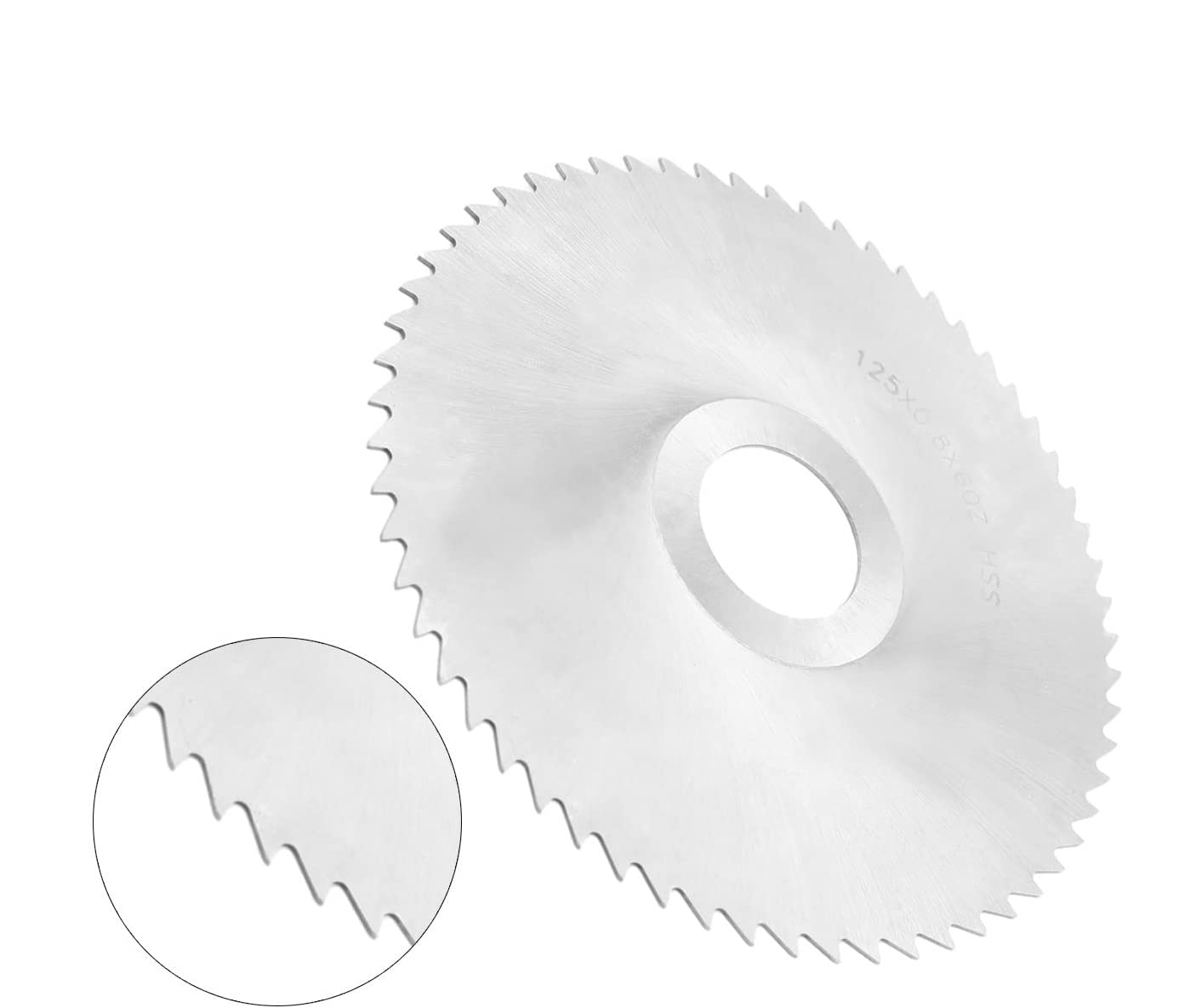 5-Inch 60T HSS Circular Saw Blade for Metal Cutting - 1.2mm Thickness Round Slitting Cutter for Steel, Copper & Alloy - Perfect for DIY Projects, Metal Fabrication & Workshop Use