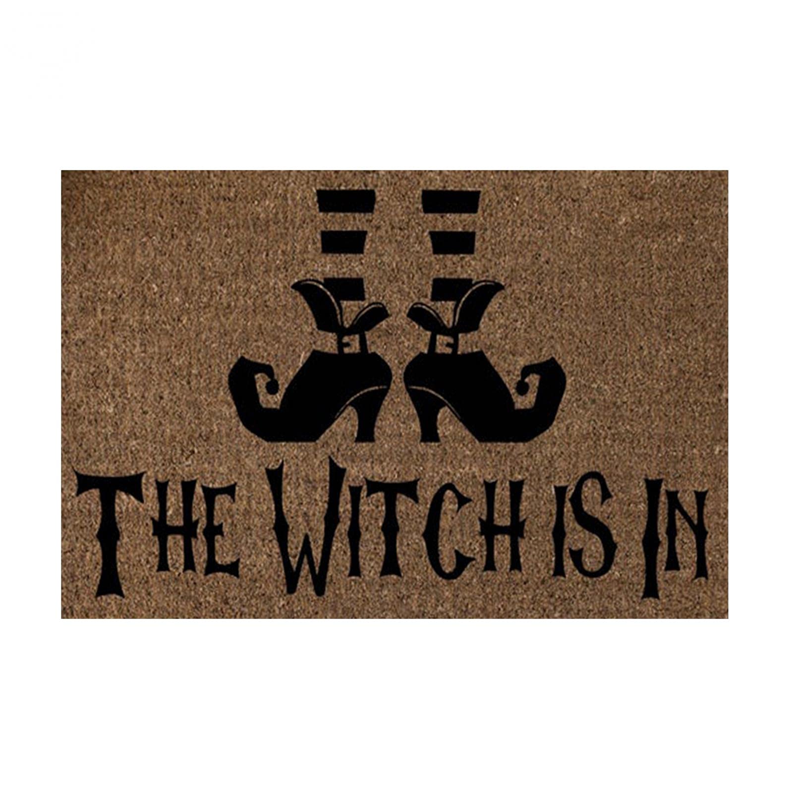 Halloween Doormat - Welcome to Our Pumpkin Patch Decorative Doormat for Fall & Autumn | Seasonal Harvest Vintage Rustic Low-Profile Non-Slip Floor Mat for Indoor & Outdoor Use | Perfect for Front Door, Porch, and Seasonal Home Decor