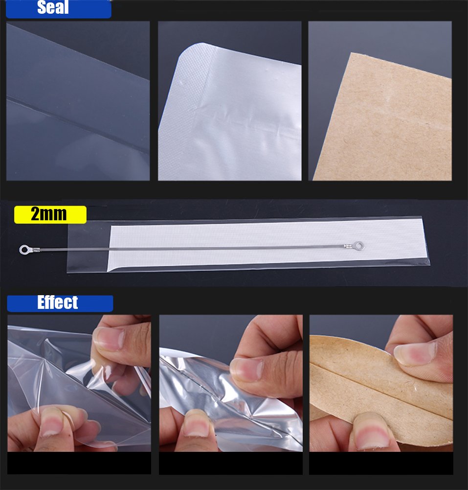YXQ 200mm/8 Inch Manual Heat Sealing Machine - Hand Impulse Sealer for Poly Tubing & Plastic Bags - Perfect for Food Packaging, Crafts & Small Business Use