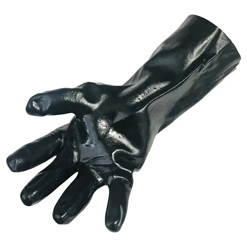 AA Black Chemical Resistant Gloves (Pair) - Heavy Duty Protection for Laboratory, Cleaning & Industrial Use | Latex-Free, Durable Work Gloves