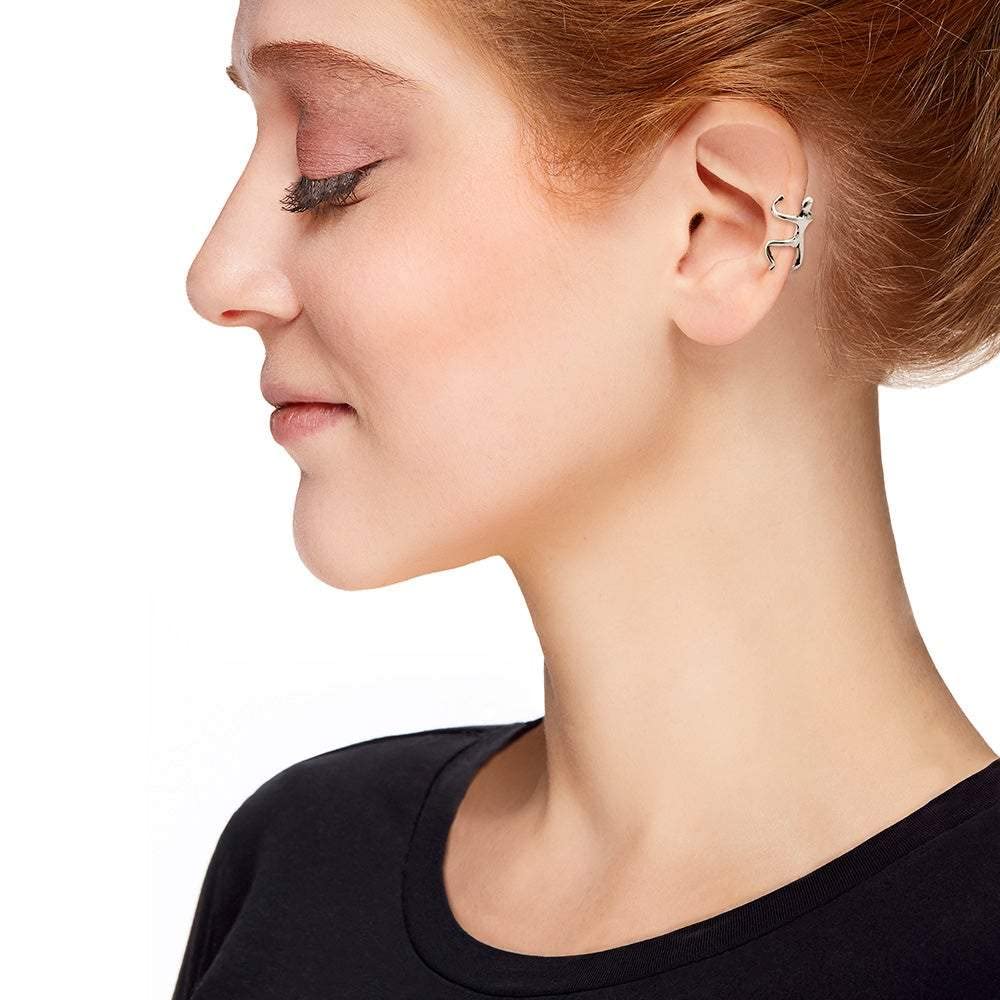 Women's Sterling Silver Earring Cuff - 3/4