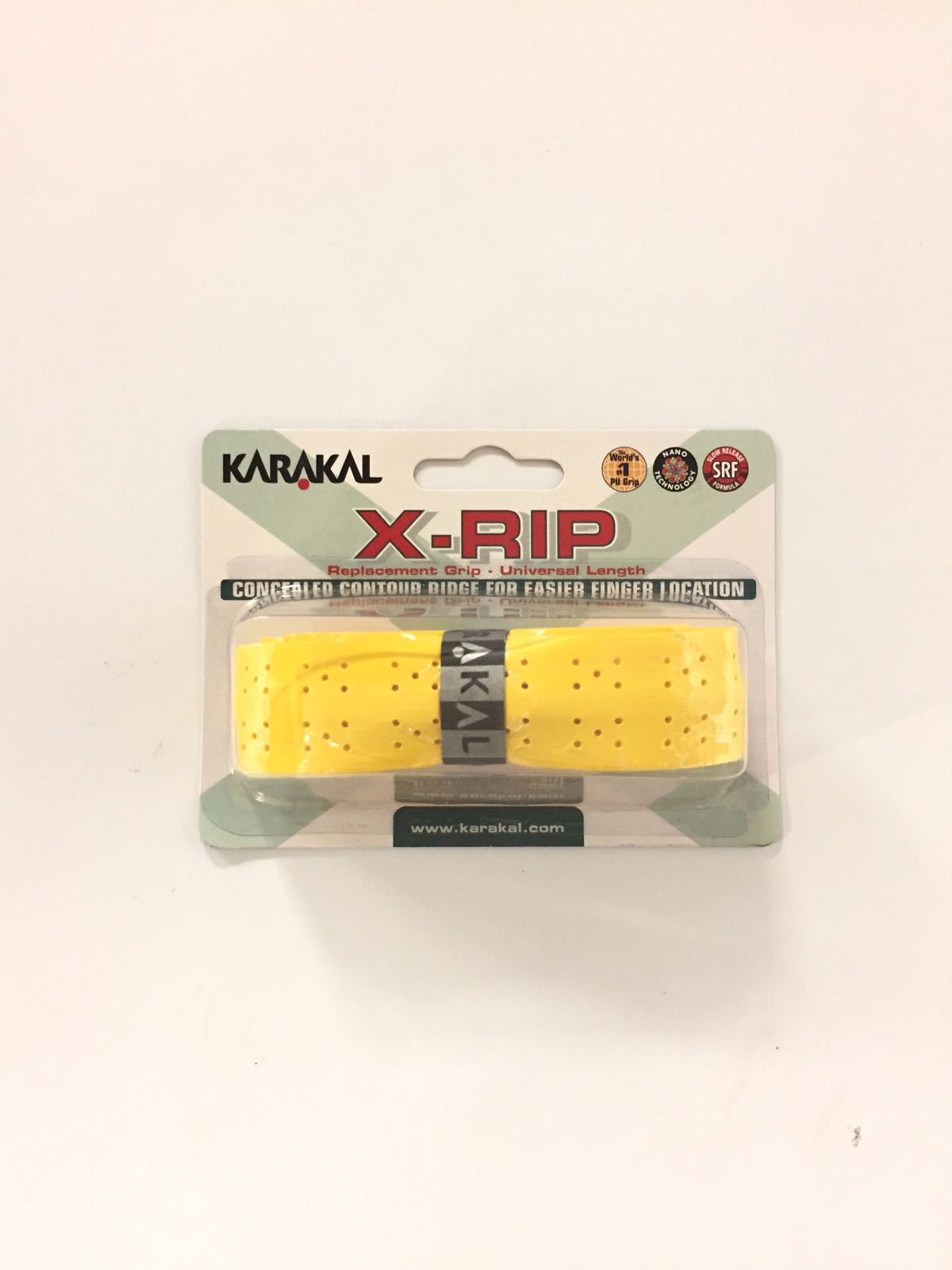 Karakal X RIP Replacement Grip - Premium Badminton & Tennis Overgrip for Enhanced Sweat Absorption & Comfort - Perfect for Competitive Play & Training Sessions