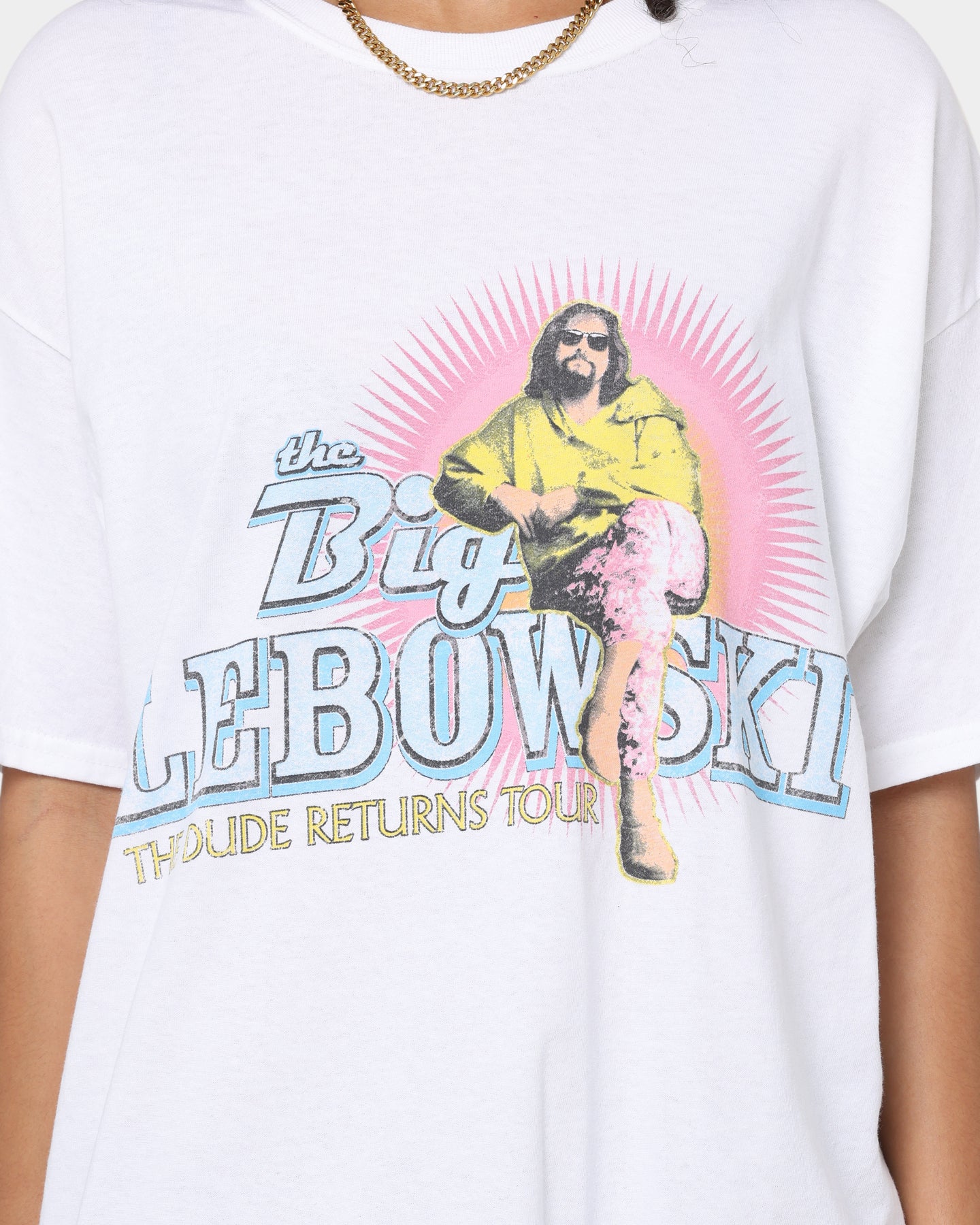 The Big Lebowski T-Shirt - White Cotton Vintage Tee | American Thrift Inspired | Perfect for Casual Wear, Movie Nights & Fan Gifts