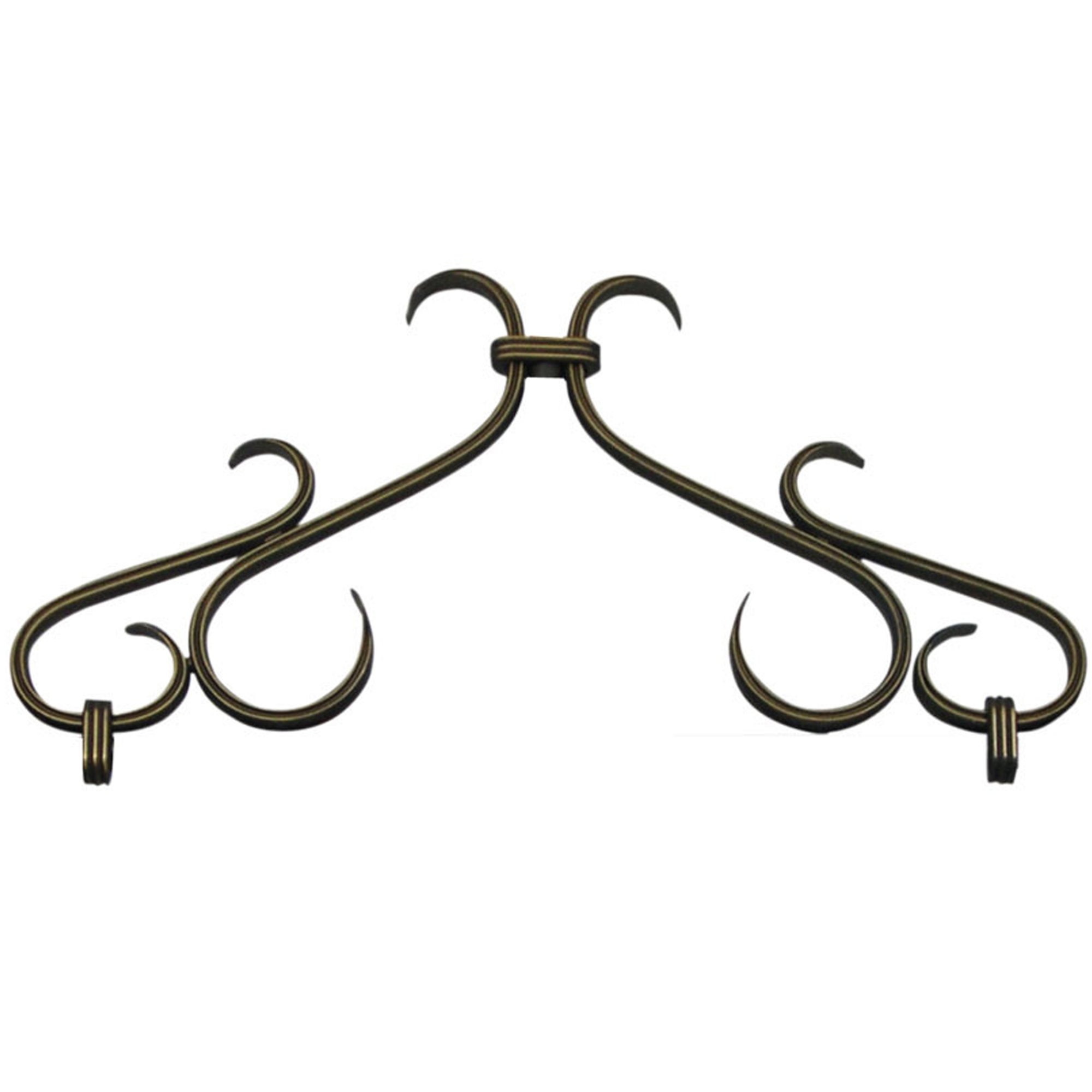 Yosemite Home Decor Twin Scroll Brushed Nickel Ceiling Fan Blades - Decorative Replacement Blades for Twin Peaks Ceiling Fans | Perfect for Bedroom, Living Room & Home Office Cooling