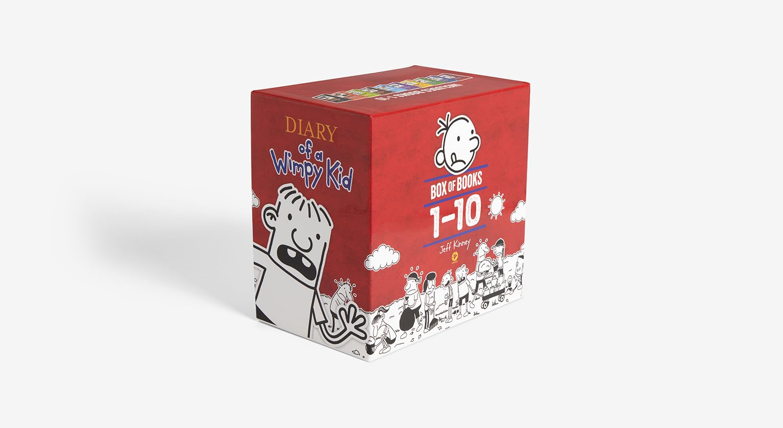 Diary of a Wimpy Kid Hardcover Book Set (Books 1-10) - Complete Collection Box Set for Kids | Perfect Gift for Young Readers, Birthday Presents & Classroom Libraries
