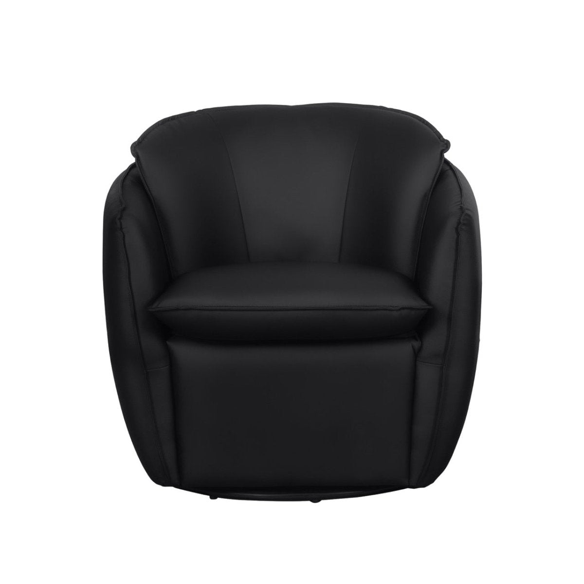 Gibson Modern Swivel Chair - 360 Degree Rotating Accent Chair for Living Room, Office & Lounge - Comfortable Upholstered Fabric Seat with Sturdy Metal Base - Perfect for Reading, Relaxing & Entertaining