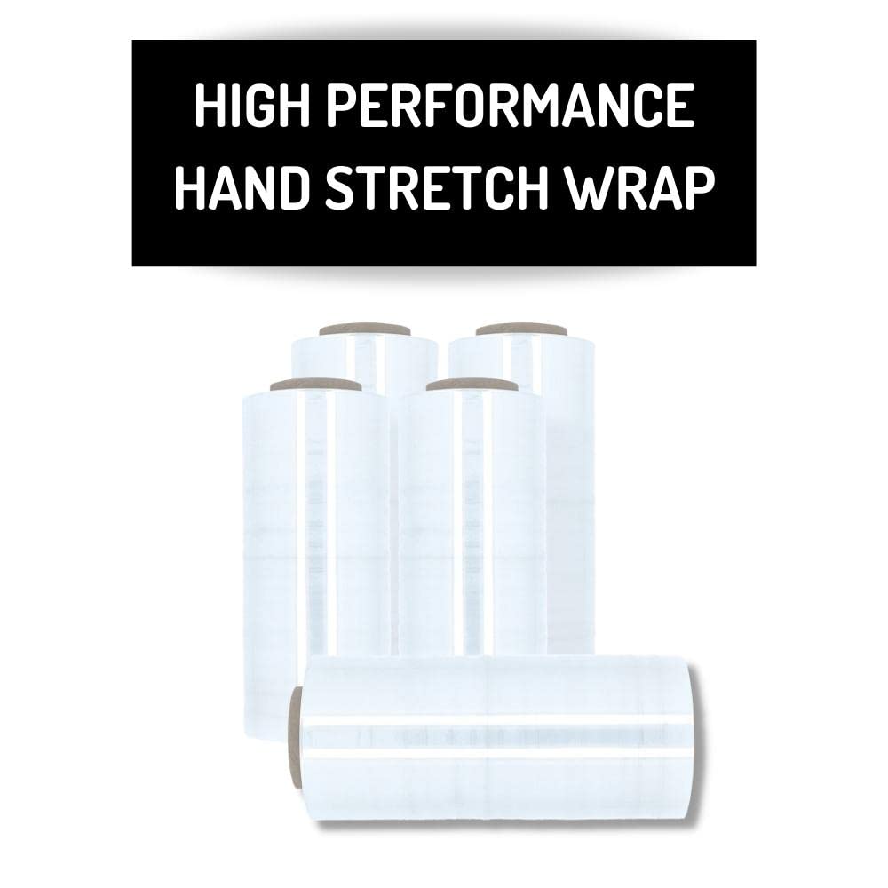 Premium Cast Hand Down Gauge Stretch Wrap Plastic Film - 15