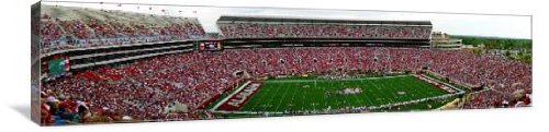 Alabama Crimson Tide Bryant-Denny Stadium 48x12 Inch Gallery Wrapped Canvas Wall Art - Perfect for Game Room, Sports Bar & College Football Fan Decor