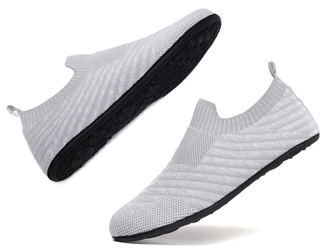 SLIPVEL Lightweight Non-Slip House Slippers for Women & Men - Indoor Home Yoga Shoes for Comfort & Relaxation - Perfect for Lounging, Meditation & Spa Days