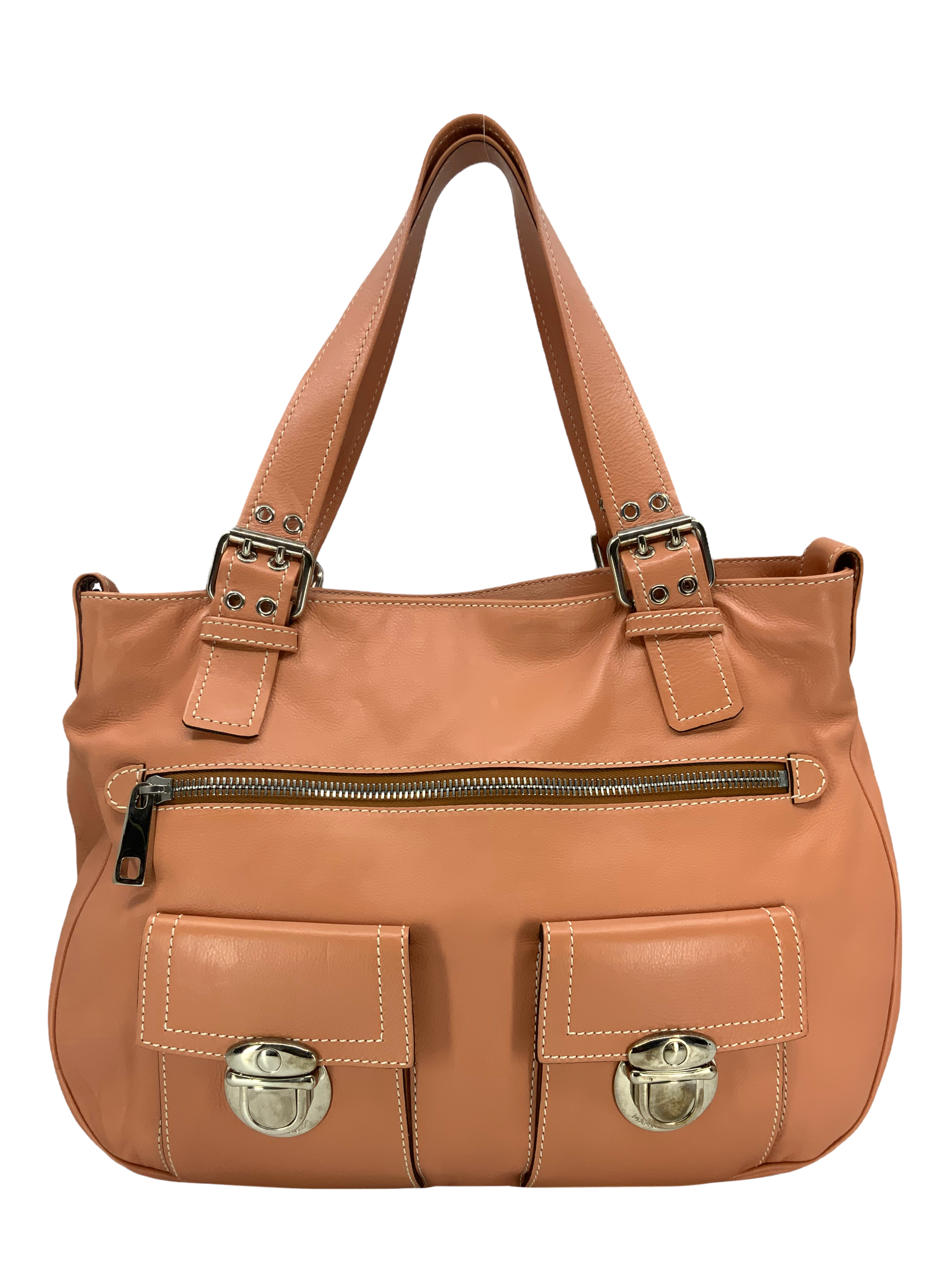 Marc Jacobs Genuine Calfskin Large New Stella Tote Bag - Stylish & Spacious Designer Handbag for Women, Perfect for Work, Travel & Everyday Use