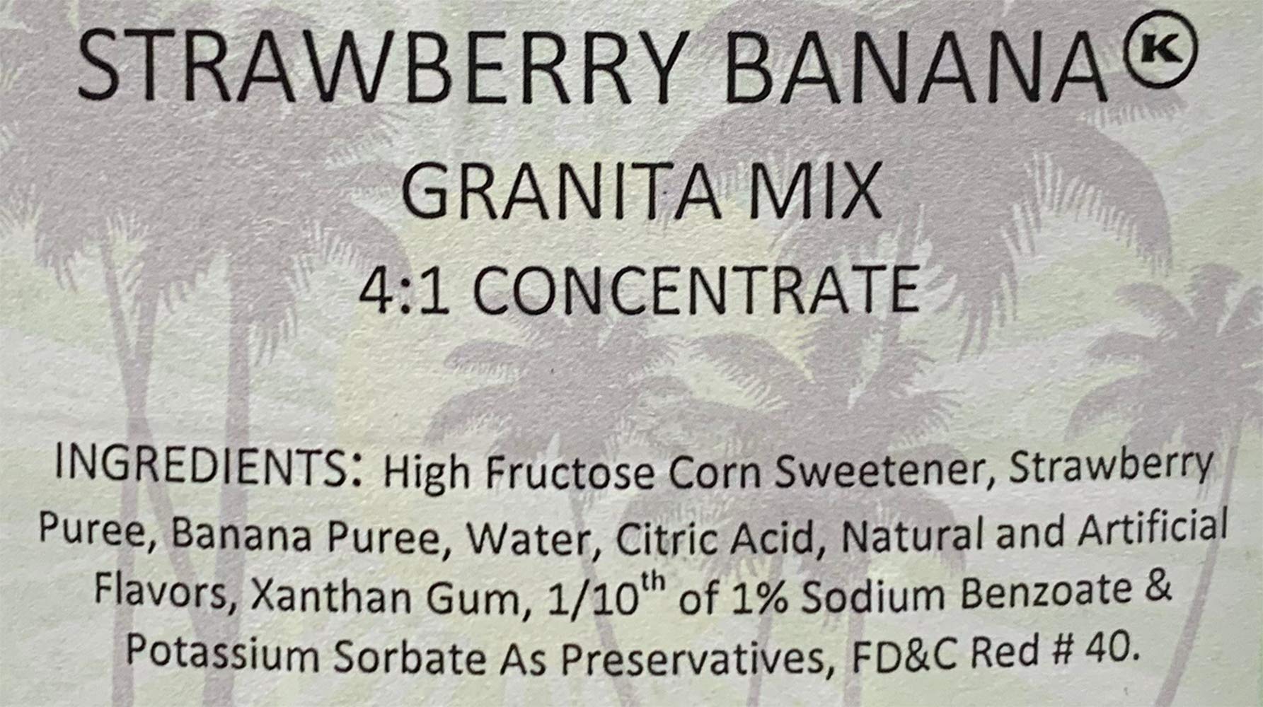 Best Tropical Slushie Mix - Strawberry Banana Flavor, 6 Bottles (64 oz Each) for Homemade Slushies, Smoothies & Frozen Drinks - Perfect for Parties, BBQs & Summer Refreshments