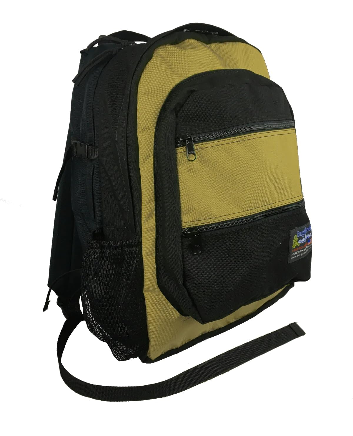 TouCom Laptop Backpack - Durable USA-Made Black/Navy Design - Perfect for Work, School & Travel