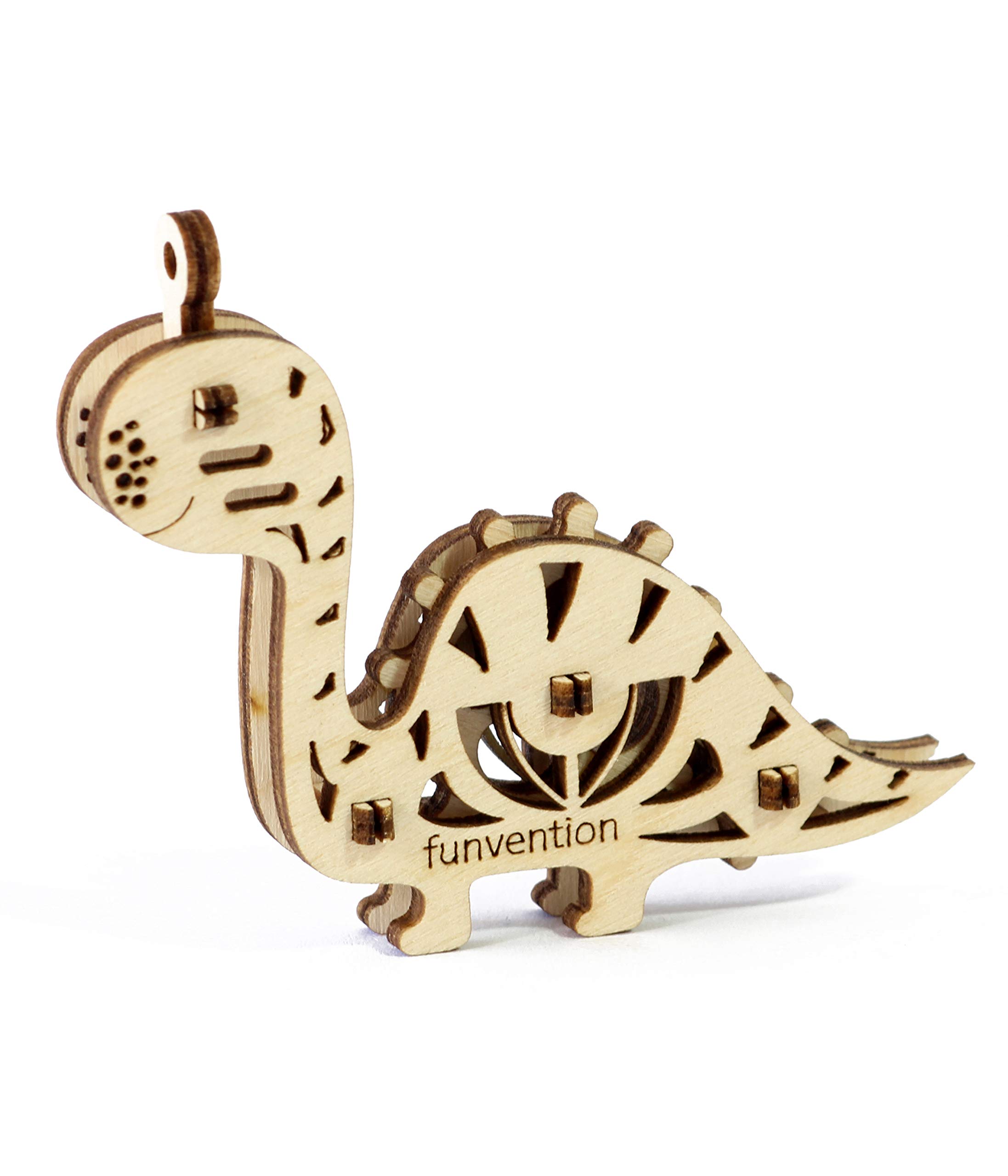 Funvention STEM Learning 3D Puzzle Kit - DIY Miniature Mechanical Lion, Unicorn, Dinosaur & Butterfly Models for Kids | Educational Wooden Fidget Toys | Science Experiment & Engineering Project for Children | Perfect for Classroom Activities, Birthday Gifts & Creative Play