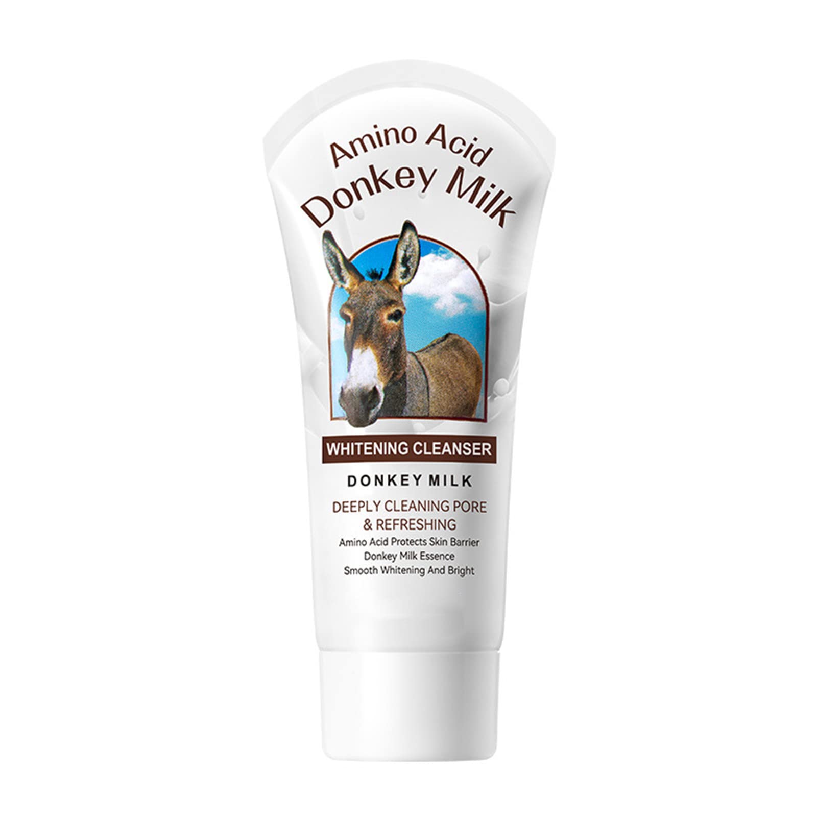 Organic Donkey Milk Foaming Face Wash for Kids - Gentle, Non-Irritating Cleanser with Refreshing Ingredients | Brightens Skin | Suitable for All Skin Types | Perfect for Morning & Nighttime Skincare Routine