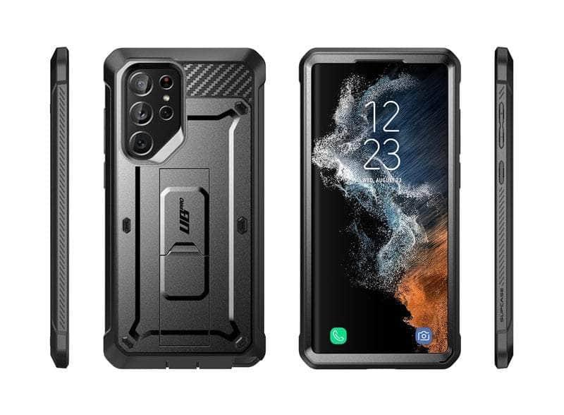 SUPCASE UB Pro Full Body Holster Case for Samsung Galaxy S22 Ultra - Rugged Protective Cover with Belt Clip for Outdoor & Work Use