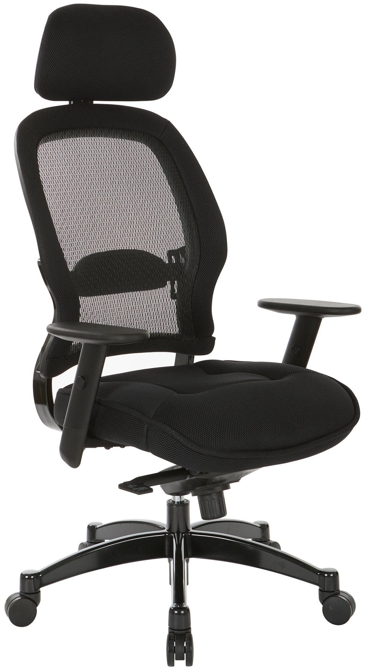 Space Seating Deluxe Matrex Back Mesh Office Chair with Lumbar Support - Ergonomic Computer Desk Chair for Home & Office Workspaces [25004]